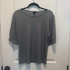 Black and White Women's Top